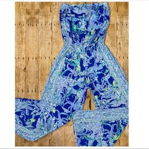 Lily Pulitzer Long Sleeveless Jumpsuit